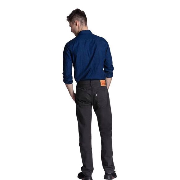 NWOT Levis Mens 505 Regular Fit Black Jeans - Picture 4 of 13